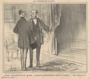 Sehen Sie, dieses Stück ist sehr groß... von Honoré Daumier