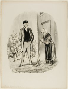 „- Wie fühlen Sie sich heute, Herr Chapolard? - Madame Pochet, eine Concierge, die weiß, wie man sich benimmt, sollte ihren Vermieter nur in der dritten Person ansprechen. - Wie kann ich mit Ihnen in der dritten Person sprechen, da Sie die erste Person sin