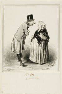 „- Nun ja, es stimmt, die Tochter von Mame Chopin hat gestern den Sohn von Durand geheiratet. Ich habe gerade mit dem jungen Mann gesprochen und nach dem, was er mir (im vollen Vertrauen) erzählt hat, muss sie vor ihm einige seltsame gehabt haben…,“ Tafel 