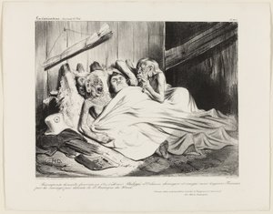 Eine faire Belohnung, 1800 von den unprüdigen Wilden Nordamerikas an Louis-Philippe von Orléans, Chirurg und Expatriierter, aber immer noch Franzose, überreicht. (Ich grüße dich, gnädige schwarze Dame, der Herr ist mit dir.) Ein Namaquan Ave Maria, Platte 