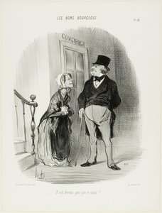 „Er ist ein Laaaand-Looooord geworden!“, Tafel 18 aus Les Bons Bourgeois