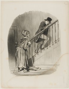 "Ist meine Frau zu Hause? Ja, mein Herr, und Ihr Cousin auch...", Platte 4 aus Tout ce qu