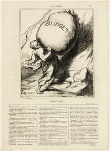 Wie Sisyphus, Platte 27 aus Actualités von Honoré Victorin Daumier