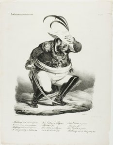 Malbroug zieht in den Krieg... von Honoré Victorin Daumier