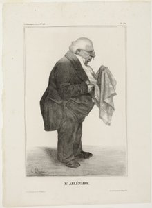 Herr Arlépaire, Platte 280 aus Célébrités de la Caricature