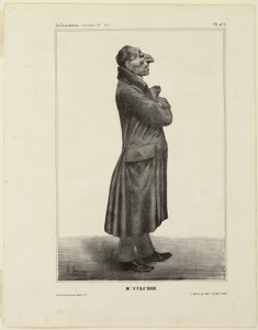 Herr Fulchir, Platte 273 aus Célébrités de la Caricature von Honoré Victorin Daumier