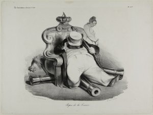 Die Ruhe Frankreichs, Platte 417 von Honoré Victorin Daumier