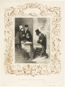 Die Wartehalle von Honoré Victorin Daumier