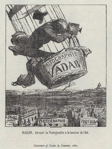 Nadar erhebt die Fotografie zur Kunst von Honore (after) Daumier