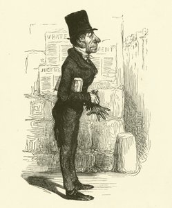 Der kleine Anwalt (Stich) von Honore (after) Daumier