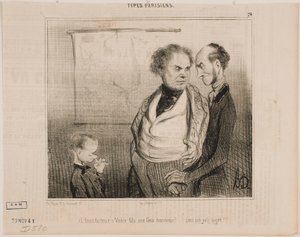 (Lehrer): Ihr Sohn wird mich stolz machen... von Honoré Daumier