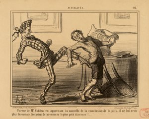 Aktualitäten Nr. 192: Wut von Mr. Cobden beim Erfahren der Nachricht vom Friedensschluss...