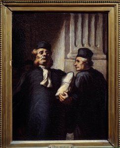 Nach der Anhörung, beide Anwälte von Honoré Daumier