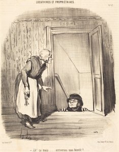 Ah! ça mais... werden wir bald ankommen? von Honoré Daumier