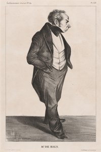 Amiral de Rigny von Honoré Daumier
