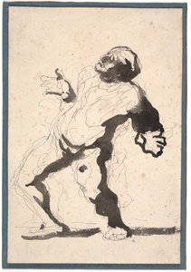 Ein Schauspieler von Honoré Daumier