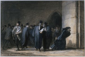 Im Justizpalast von Honoré Daumier