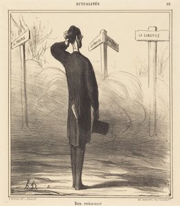 Sehr verlegen von Honoré Daumier