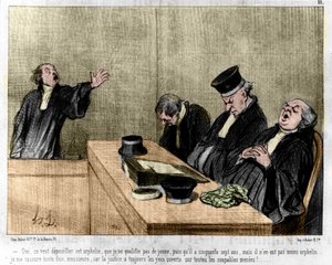 Karikatur von Daumier: Serie 