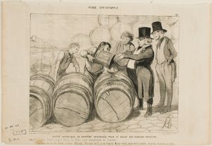 Katholische Gesellschaft der Taufe für alle Trunkenbolde von Paris von Honoré Daumier