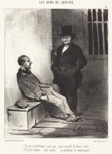 Was mich stört, ist... zwölf Diebstähle!... von Honoré Daumier