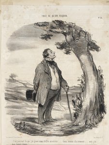Aber dort habe ich mein Zeichen eingraviert... von Honoré Daumier