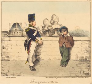 Gott, habe ich dieses Wesen geliebt von Honoré Daumier