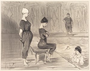 Alle gehören zur schönsten Hälfte... von Honoré Daumier