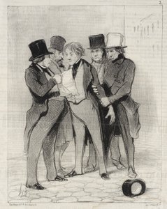 Wild, das zu allen Jahreszeiten gejagt werden kann von Honoré Daumier