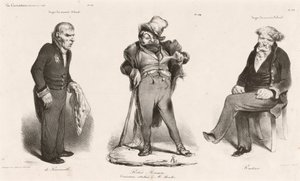 Huguet de Sémonville - Robert Macaire (Thiers) - Comte Roederer von Honoré Daumier