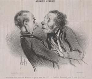 Menschliche Schwächen, Nr. 1 von Honoré Daumier