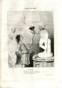 Illustration von Honore Daumier in Le Charivari von Honoré Daumier