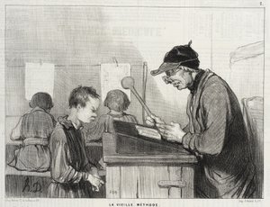 Die alte Methode von Honoré Daumier