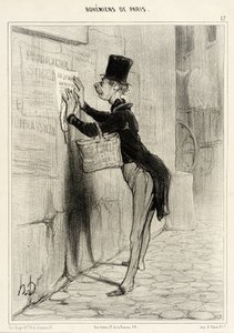 Der Platzanweiser von Honoré Daumier