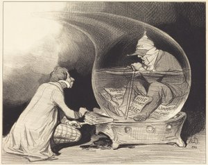 Die Verjüngung des Constitutionnel von Honoré Daumier