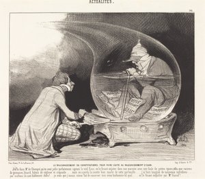 Die Verjüngung des Constitutionnel von Honoré Daumier