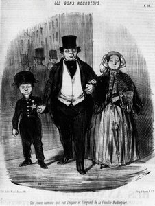 Les Bons Bourgeois - von Daumier, in 