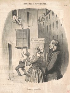 Nächtliche Mieter von Honoré Daumier