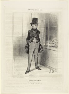 Das Gold ist eine Chimäre, Nummer 2 aus der Serie Émotions Parisiennes aus Le Charivari von Honoré Daumier