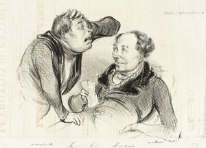 Marie!...Marie!...sie betrügt mich von Honoré Daumier