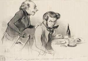 Mein lieber Freund, ich komme ohne Zeremonie... von Honoré Daumier