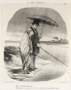 Nous ne partirons donc pas!... von Honoré Daumier