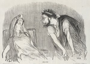 Ödipus von Honoré Daumier