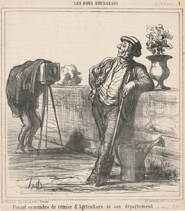Posant en membre du comice d