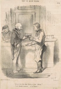 Was ist aus Ihnen geworden, Herr Lebrun? ... von Honoré Daumier