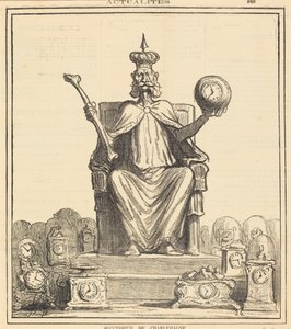 Nachfolger von Karl dem Großen von Honoré Daumier