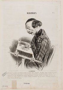 Die Stickerin von Honoré Daumier