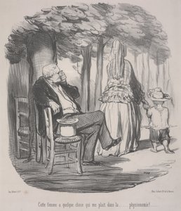Diese Frau hat etwas, das mir gefällt... in ihrem allgemeinen Erscheinungsbild! von Honoré Daumier
