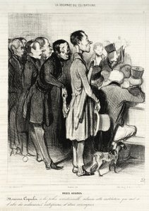 Drei Stunden... von Honoré Daumier
