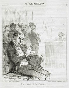 Ein Opfer der Höflichkeit von Honoré Daumier